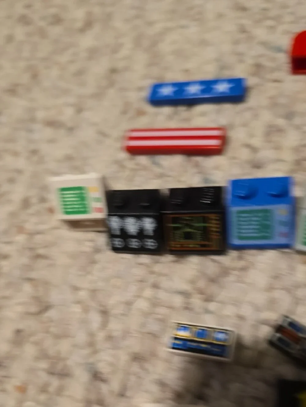Vintage Lego Various Pieces - Signs, Control Stations, Shells, Flags, etc.